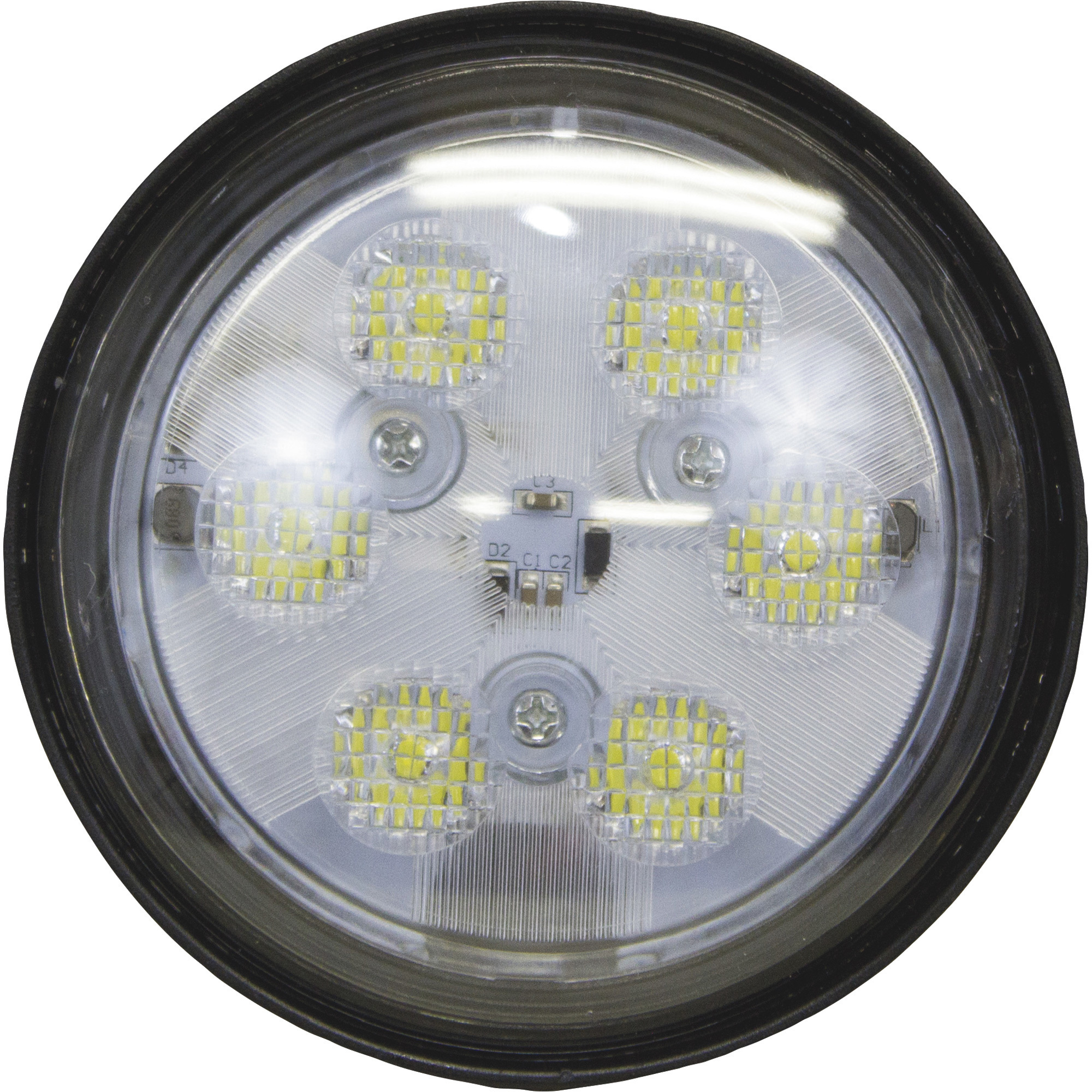 Tiger Lights LED Cab/Fender/Hood Light - Trapezoid Beam, 18 Watt, 9 LEDs, 1250 Lumens, IP68, Model# TL3010